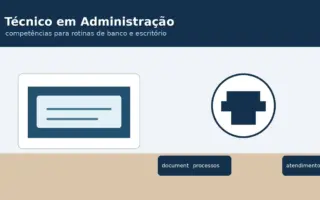 Técnico em Administração em rotina de banco e escritório