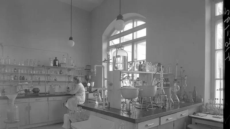 Ambiente de laboratório de tecnologia de alimentos relacionado à formação do técnico em alimentos