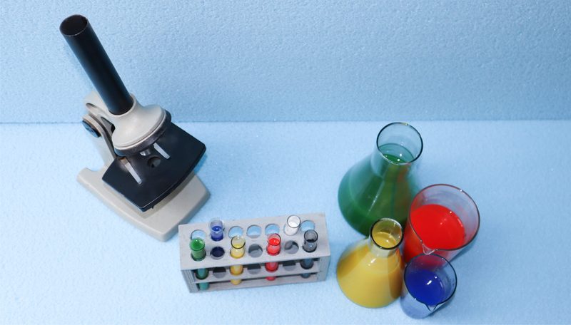 Equipamentos de laboratório de química para formação técnica