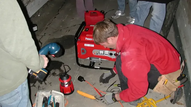 Técnico em Eletrotécnica trabalhando em um painel elétrico