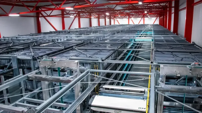 Painel de automação industrial com comandos e equipamentos de controle