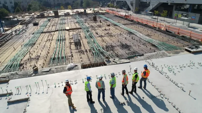 Técnico em Edificações acompanhando uma obra para entender as funções do cargo público