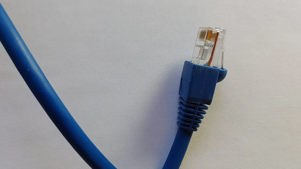 Cabos de rede usados na infraestrutura de segurança da informação