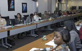 Técnico em RH eSocial em reunião de recursos humanos